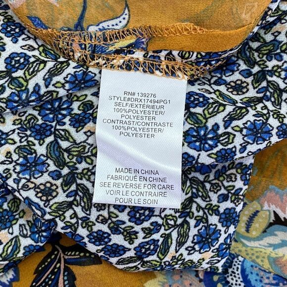 Dr2 by Daniel Rainn Twin Print Peplum Tunic 3x Nwt - Picture 10 of 10